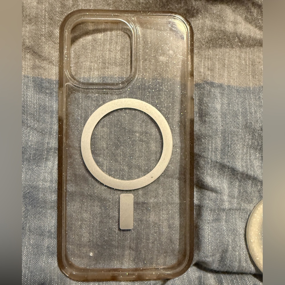 Clear Phone Case with MagSafe Ring